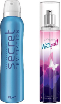 

Layer'r Wottagirl Amber Kiss 1pc. & Secret Temptation Play 1pc. Pack of 2(Set of 2)