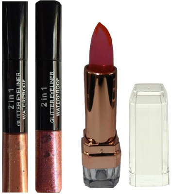 

tanvi27 BEST GLOSSY EYE & LIP MAKEUP COMBO(Set of 2)