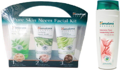 

Himalaya INTENSIVE FACE LOTION, NEEM FACIAL KIT(Set of 2)