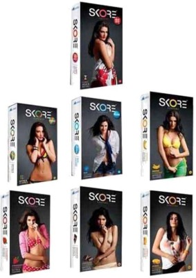 

Skore LOVERS COMBO Condom(Set of 7, 70S)