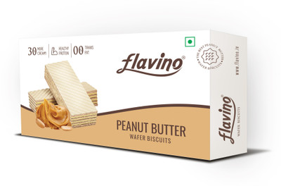 

FLAVINO PEANUT BUTTER WAFER BISCUITS 75G X 5 (PACK OF 5)(75 g, Pack of 5)