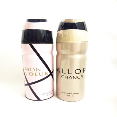 

ARQUS MON COEUR AND ALLOR CHANCE Perfume Body Spray - For Men & Women(400 ml, Pack of 2)