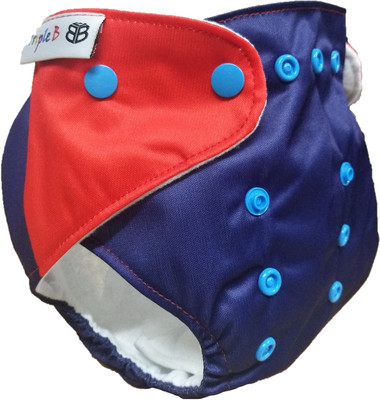 

Triple B Baby Reusable Adjustable Washable Cloth Diaper with 1 Microfiber Insert (3 - 24 Months) - L