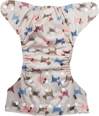 

Triple B Baby Cloth diaper with 3 layer microfiber insert pad - Grey - L