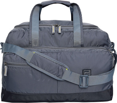 

alfisha (Expandable) Lightweight Waterproof Luggage Travel Duffel Bag 18 inch - Grey Air Bag Gym Bag(Grey)