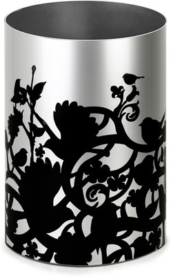 Umbra Cans Artala Waste Can Black Plastic Dustbin(Black)