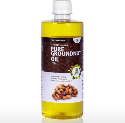 

18 Herbs Pure Groundnut oil Groundnut Oil Plastic Bottle(500 ml)
