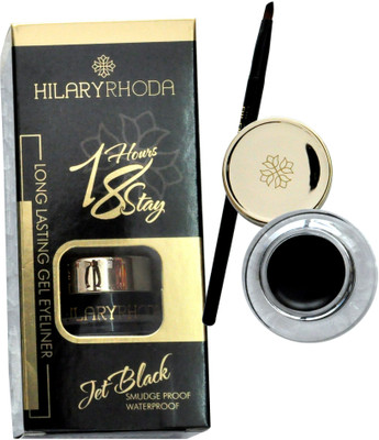 

HR 18 Hours Stay Jet Black Smudge Prood Waterproof Long lasting Gel Eyeliner 4.5 g(Black)