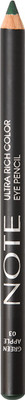 

NOTE ULTRA RICH COLOR EYE PENCIL 03 1.1 g(Green)
