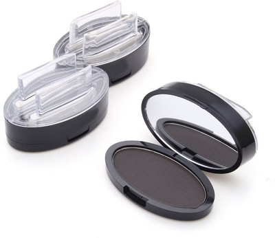 

BuyChoice Grey Brown Makeup Eyebrow Gel Brow Stamp Powder -Brown(Black)