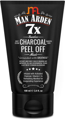 

Man Arden 7X Activated Charcoal Peel Off Mask 100ml - Infused with Vitamin C & Menthol(100 ml)