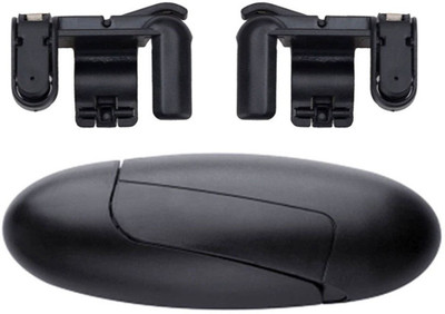 

LIFEMUSIC PUBG Phone Gamepad Trigger with Remote Fire Button Aim Key Smart Phone Mobile Games L1R1 Shooter Controller Gaming Accessory Kit(Black, For Android, iOS)