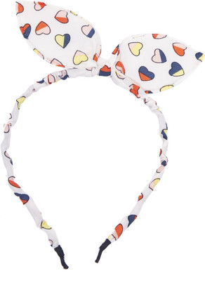 

Chooz Designer Studio Ears Head Band and Ribbons Hair Band Wire Headband For Girls Women Multi-function Bunny Rabbit Ear Hair Band bunny band Hair Band Head Band, Hair Band(Multicolor, White, Pink, Red, Blue, Beige)