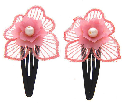 

Anuradha Art jewellery Hair Pin Tic Tac Clip(Pink)