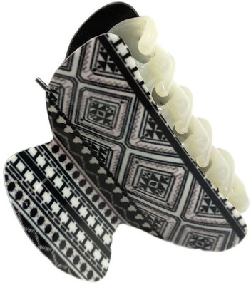 

GaDinStylo Black and white Fancy clutcher/Hair Claw for Hair Decoration For Women And Girls Hair Claw(Black)