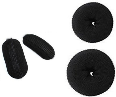 

JAMPAK Hair Accessories set of 4pcs in one combo set easy to use at home Hair Accessory Set(Black)