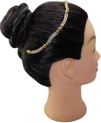 

Ear Lobe & Accessories Golden Colour Fodable Hair Accessories for Women Wedding Hair Accessory Set(Gold)