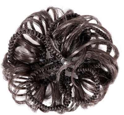 

HONBON Synthetics Hair Bun Updo Hairpiece Ponytail Hair Wavy Curly Messy Hair Bun Hair Accessory Set (Black) Hair Claw(Black)