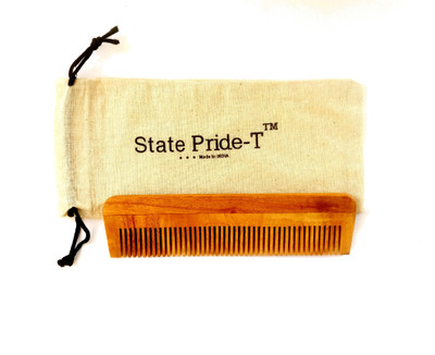 

State Pride-T neem wood comb