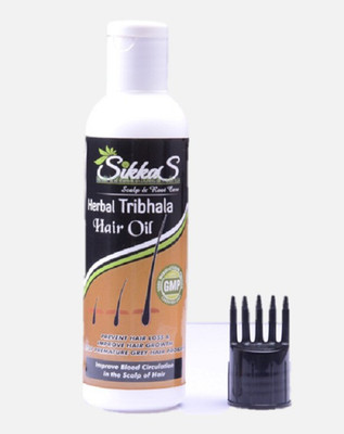 SikkaS HERBAL TRIBNALA HAIR OIL REDUCE YOUR STRESS & MENTAL PRESSURE. Hair Oil(100 g)