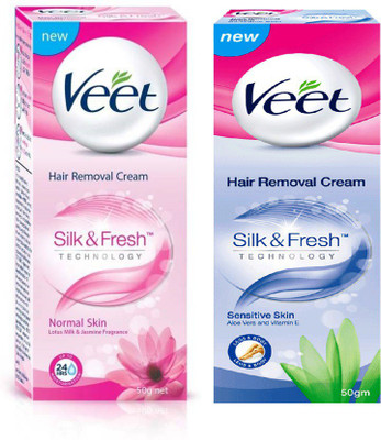 

Veet Hair Removal Cream Cream(50 g, Set of 2)