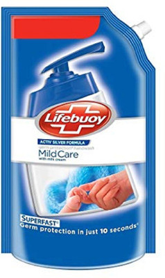 

Lifebuoy Mild Care Milk Cream Hand Wash - 750 ml Pack of 2(750 ml, Pouch, Pack of 2)