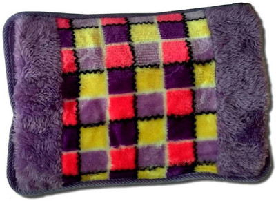 

CRETO Velvet Fur Cordless Electric Heating Liquid Filled Heating Pad electric 1 L Hot Water Bag(Multicolor)