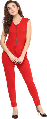 

Uptownie Lite Solid Women' Jumpsuit, Red