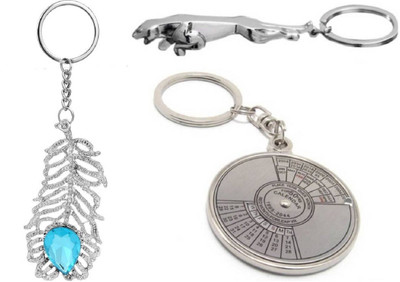 kd collections 396-Combo of OMG Krishna Keychain Keychains Key Chain