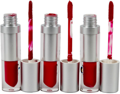 

MELANIA APK Matte Kissproof Combo Lipstick(5 ml, Gold Peach, Lotus, Merry Red)