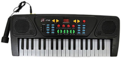 

MS Amaze 37 Key Mini Piano Keyboard with Mic and Recording Function(Black)