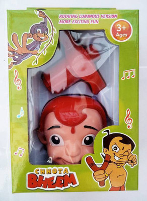 

Deeta Choota Bheem Top Spinner with Flash Light and Music Toy(Red, Orange)