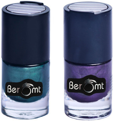 

Beromt Magnetic Cat Eye Nail Polish Combo, Green & Purple Tender Leafy & Viola Ocellate, Green & Purple(Pack of 2)