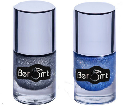 

Beromt Sand Nail Polish Combo, Silver & Blue, Slate Ash & Sapphire(Pack of 2)