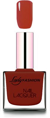 Lady Fashion Cube Shaped Ultra Shine Nail Polish Coffee