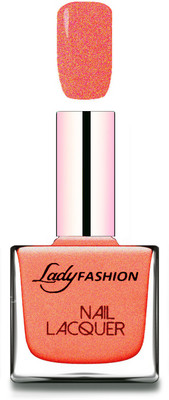 

Lady Fashion Cube Shaped Ultra Shine Nail Polish Orange Silk