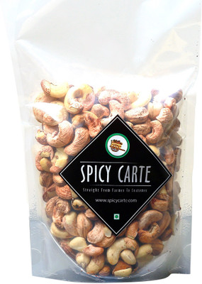 

Spicy Carte Roasted Cashew Nuts with Skin Cashews(1 kg, Pouch)