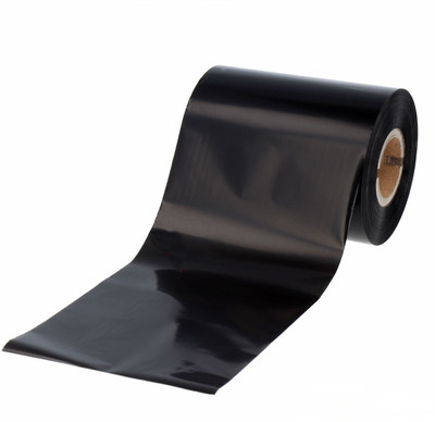 Inkanto Thermal Transfer Ribbon Wax Premium Quality | 80 mm x 300 mtrs Permanent Adhesive Paper Label(Black)