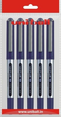 uni-ball Eye Roller Ball Pen(Pack of 5, Blue)