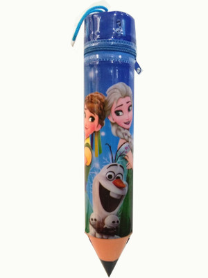 

TECHNOCHITRA PENCIL SHAPE POUCH CARTOON CHARACTER Art Plastic Pencil Box(Set of 1, Multicolor)