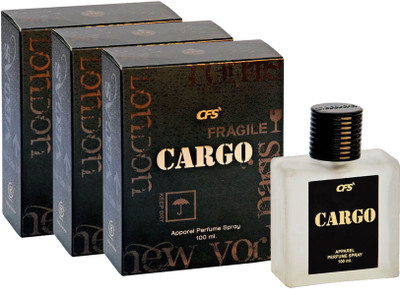 

CFS Three Cargo BLACK Eau de Parfum - 300 ml(For Men & Women)