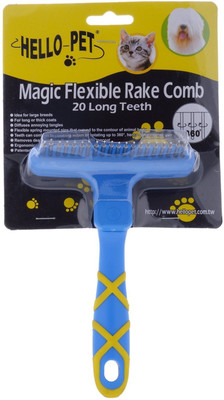 

Hello Pet Magic Flexible Rake Comb Rakes for Dog & Cat