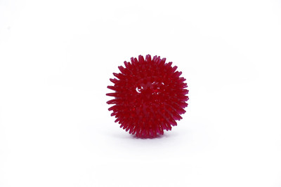 

GINIPET RED SPIKE BALL Rubber Ball, Chew Toy, Fetch Toy, Squeaky Toy, Training Aid, Rubber Toy For Dog & Cat