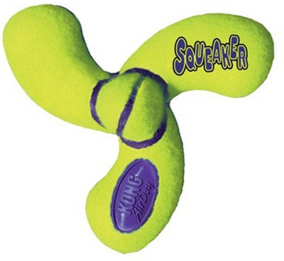 

Kong Air Squeaker Spinner Rubber Squeaky Toy For Dog