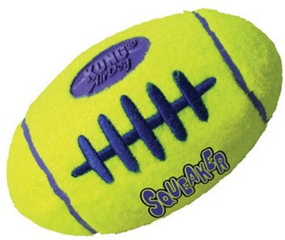 

Kong Air Squeaker Football Rubber Squeaky Toy For Dog