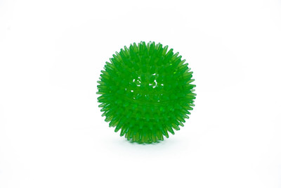 

GINIPET GREEN SPIKE BALL Rubber Ball, Fetch Toy, Chew Toy, Squeaky Toy, Fetch Toy, Training Aid, Rubber Toy For Dog & Cat