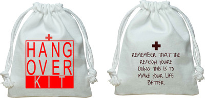 

The Crazy Me Remember the Reason You're Doing This Kit/Canvas Potli Potli(White)