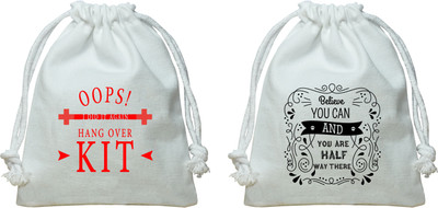 

The Crazy Me Oops! I did it Again Kit, Believe you can and you are half way there kit/Canvas Potli Potli(White)