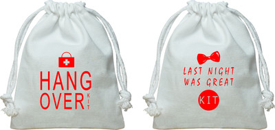 

The Crazy Me Last Night Was Great Kit/Canvas Potli Potli(White)