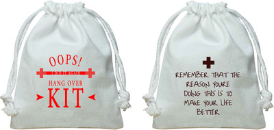 

The Crazy Me Oops! I did it Again Kit, Remember the Reason You're Doing This Kit/Canvas Potli Potli(White)